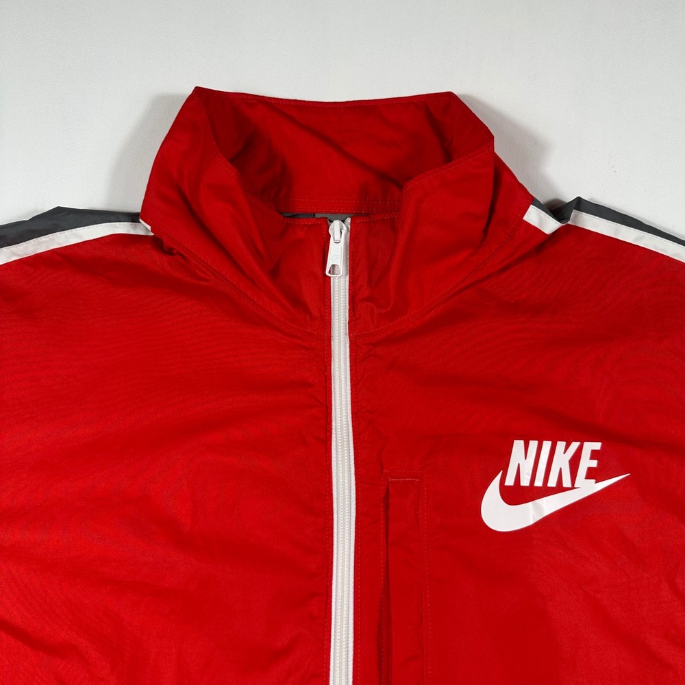 Nike Vintage Windbreaker 90's Jacket Mens XL Full Zip Sportswear Performance Red